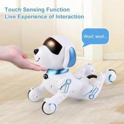 Interactive AI Smart Robot Dog, Rechargeable, Touch Sensor And Remote Control Toy For Kids Ages 3