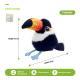 Cross-border Hot Cat Shaking Bird Simulation Bird Cat Toy Self-Hi Relieving Stuffy Electric Sound Sparrow Automatic Funny Cat