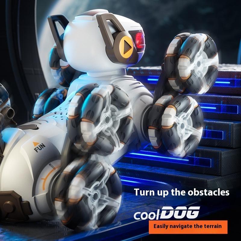 Intelligent Robot Dog Eight-wheel Stunt Deformation Remote Control Car
