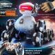 Intelligent Robot Dog Eight-wheel Stunt Deformation Remote Control Car