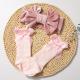 Velvet Baby Headband And Sock Set