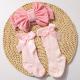Velvet Baby Headband And Sock Set