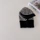 Childrens Contrast-Color Striped Knitted Hat