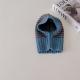 Childrens Contrast-Color Striped Knitted Hat