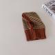 Childrens Contrast-Color Striped Knitted Hat