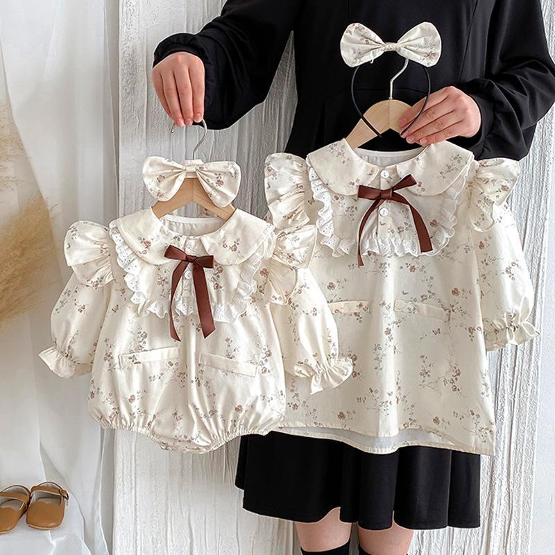 Clothes For Babies Baby Rompers Girls Flying Sleeve Lace Dress