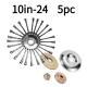 5-Pack  Steel Trimmer Head, Heavy Duty Replacement Steel Wire Brush Disc For Gas String Trimmers