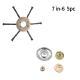 Steel Wire Trimmer Head, Heavy Duty Brush Cutter Blade For Lawn Mowers, Weeding, Moss & Rust Removal, Fits Gas Trimmers