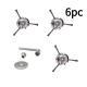6in Heavy Duty 3 Wire Steel Brush Cutter Head, Replacement Disc For Gas  Electric Weed Trimmers