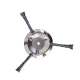 6in Heavy Duty 3 Wire Steel Brush Cutter Head, Replacement Disc For Gas  Electric Weed Trimmers