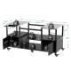 Outdoor Grill Table For Big Green Egg Style BBQ, Metal Grill Cart With Storage Box, Compatible With Up To Large Green Egg, Kamado Joe Jr