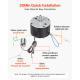 Condenser Fan Motor With Capacitor, 1 8HP 825RPM 208-230V, Replacement For GE Genteq Carrier Bryant Payne 5KCP39KFUA99S D159176P01 X70370245010 X70370245-01 5KCP39GGV570S