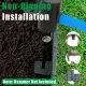 16FT Non-Digging Plastic Landscape Edging 20Pcs Faux Cobbled Stone Garden Borders With 20 Spikes Shovel Gloves Flexible Bendable For Flower Beds Pathways Tree Rings Garden Yard Lawn