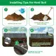 16FT Non-Digging Plastic Landscape Edging 20Pcs Faux Cobbled Stone Garden Borders With 20 Spikes Shovel Gloves Flexible Bendable For Flower Beds Pathways Tree Rings Garden Yard Lawn