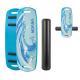 Balance Board, Wobble Board Trainer For Adults, Premium Wooden Balance Training Equipment With Roller, Magnetic Stoppers, Storage Rack, For Core Workouts, Surf Trainer & Physical Therapy, Blue