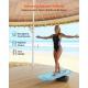 Balance Board, Wobble Board Trainer For Adults, Premium Wooden Balance Training Equipment With Roller, Magnetic Stoppers, Storage Rack, For Core Workouts, Surf Trainer & Physical Therapy, Blue