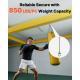 Swing Hangers, 6 Pack Heavy Duty Swing Brackets, 850 Lbs Each Load Capacity, Smooth Bearing, Stainless Steel Hangers, Ideal For Hammocks Playground Porch Yoga Boxing Bag Indoor Outdoor, Silver
