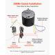 Condenser Fan Motor With Capacitor, 1 5HP 1075 900RPM 208-230V, Replaces 12Y75, 97M49, 1 0 0483-02, 43W49, Compatible With Lennox Interlink Emerson K48HXGCK-4210 K48HXGFG-4294 YFK-150-6