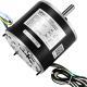 Condenser Fan Motor With Capacitor, 1 5HP 1075 900RPM 208-230V, Replaces 12Y75, 97M49, 1 0 0483-02, 43W49, Compatible With Lennox Interlink Emerson K48HXGCK-4210 K48HXGFG-4294 YFK-150-6