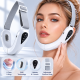 EMS Facial Lifting Massager For Double Chin Reduction, V-Line Lifting Belt With Red & Blue Light, Facial Slimming Vibrating Massager
