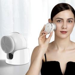rechargeable-vibrating-silicone-facial-cleansing-brush-with-warm-function
