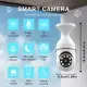 Light Bulb Security Camera Outdoor 2packs HD Wireless 5GHz&2.4GHz WiFi Home IP Cameras E27 360 Degree Panoramic,Motion Detection And Alarm,Two-Way Audio,Night Vision