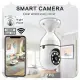 Light Bulb Security Camera Outdoor 2packs HD Wireless 5GHz&2.4GHz WiFi Home IP Cameras E27 360 Degree Panoramic,Motion Detection And Alarm,Two-Way Audio,Night Vision