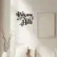 CIFbuy Iron Welcome To Our Home Floral Wall Art, Cozy Style Wall Hanging, Entryway Home Decor - TikTok, Temu, Self-pickup Available