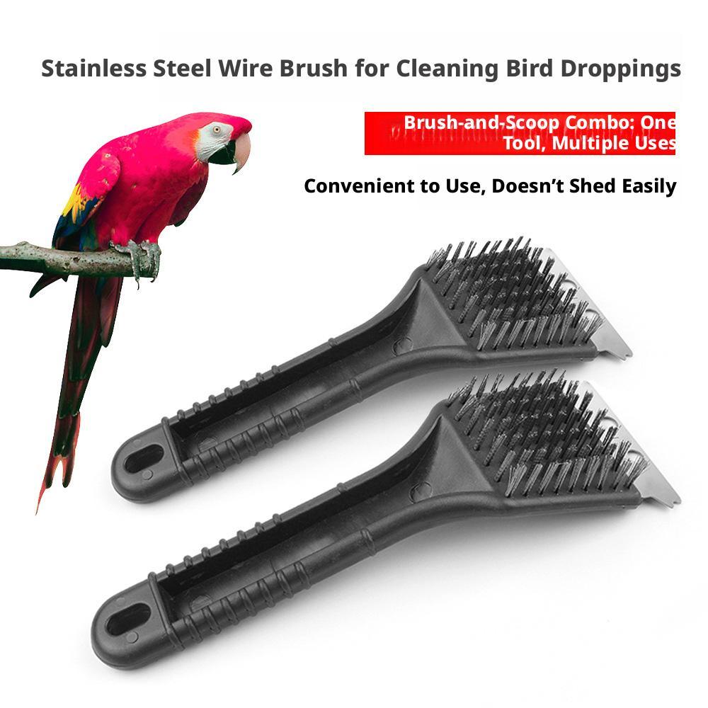 Bird droppings cleaning brush-brass wire brush-1 pack - Option1