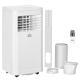  8,000 BTU Portable AC Unit for Apartment , Compact, Movable & Evaporative Cooler for Small Spaces, White