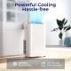 12000 BTU Portable Air Conditioner with Remote Control, Free Standing AC Unit with Built-in Cool, Dehumidifier, Fan Modes for Room Up to 550 Sq.Ft., 24 Hour Timer, Window Installation Kit