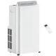  12000 BTU Portable Air Conditioner with Remote Control, Free Standing AC Unit with Built-in Cool, Dehumidifier, Fan Modes for Room Up to 550 Sq.Ft., 24 Hour Timer, Window Installation Kit