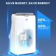  14000 BTU Portable Air Conditioner, Inverter & Dual Hose AC Unit w/ Cool, Dehumidifier, Fan, for 700 Sq. ft, Window Kit