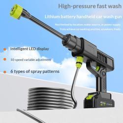Household Portable Rechargeable Battery-Powered High-Pressure Car Washer