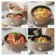 Electric Slow Cooker Glass Lid Non Stick Rice Cooking Frying Pan Stew Pot