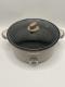 Electric Slow Cooker Glass Lid Non Stick Rice Cooking Frying Pan Stew Pot