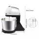 7 Speed  Cake Electric Stand Mixer Food Multi Mixing Bowl Blender Beater Dough