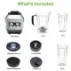 Moothie Blender, Countertop Blenders For Kitchen With 23 34 60oz BPA-Free Portable Cups, Professional Smoothie Maker With Four Programs For Shakes, Sauces, Juice And Ice Crushing