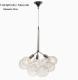 Nordic Modern Light-Luxury Transparent Glass Bubble Ball Pendant Light