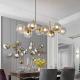 Sleek, Light-Luxury Creative Long Glass-Ball Pendant Light For Bedrooms And Dining Rooms