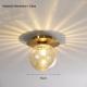 Creative Decorative Glass Sphere Wall Light