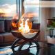 Indoor Warm Watching Fireplace Flame Villa Courtyard Homestay Bonfire Decoration Living Room Alcohol Real Fire