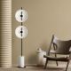 White Marble Living Room Floor Lamp Art Bedroom