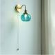 Living Room Bathroom Glass Pumpkin Bedside Aisle Creative Wall Lamp