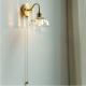 Living Room Bathroom Glass Pumpkin Bedside Aisle Creative Wall Lamp