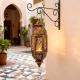 Moroccan Vintage Antique Candle Holder Hollowed Out Lantern