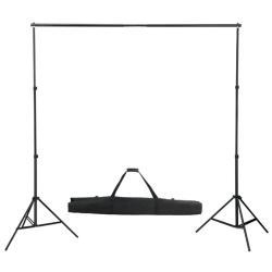 Photo backdrop portable telescope background system