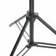 Photo backdrop portable telescope background system