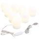   mirror light with 8 LED bulbs, warm white and cool white