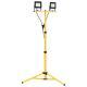  LED floodlight with tripod 2x30 W warm white  